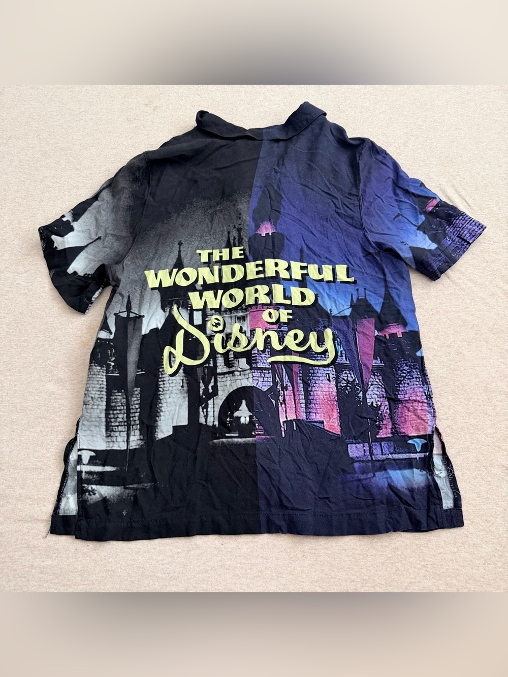 Disney100 The Wonderful World of Disney button-down shirt